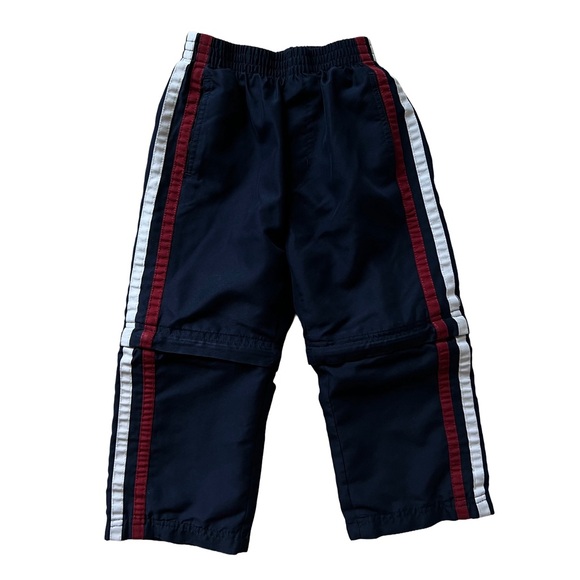 Polo Ralph Lauren Other - Polo by Ralph Lauren Kids Navy Zip Off Track Pants with Red and White Stripes